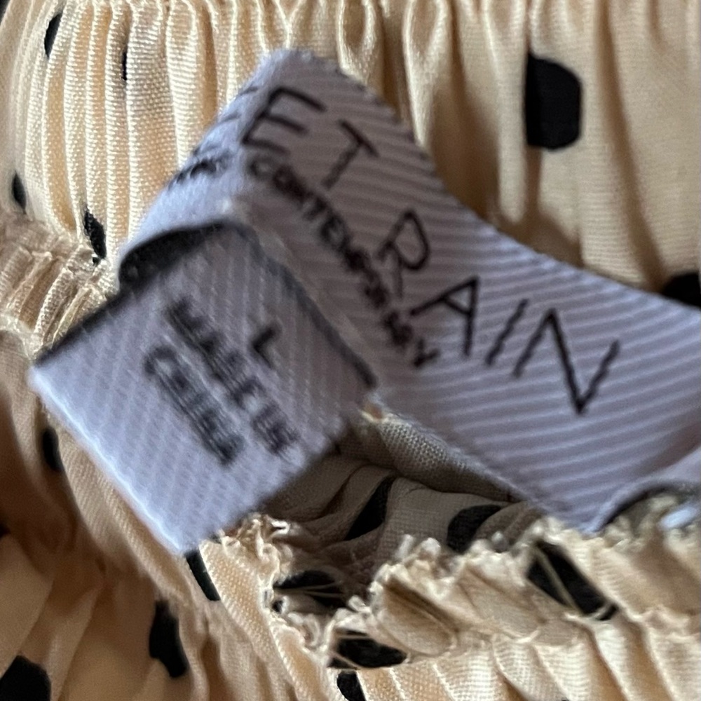 Sweet Rain broom skirt/pencil skirt. Size L. Beige/black - Picture 2 of 2